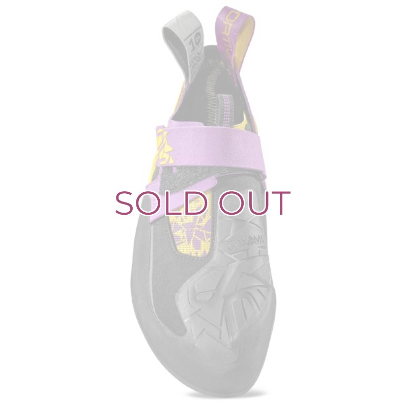 画像2: La Sportiva SKWAMA Purple / Yellow ZFCS005 スポルティバ スクワマ クライミングシューズ パープル/イエロー (2)