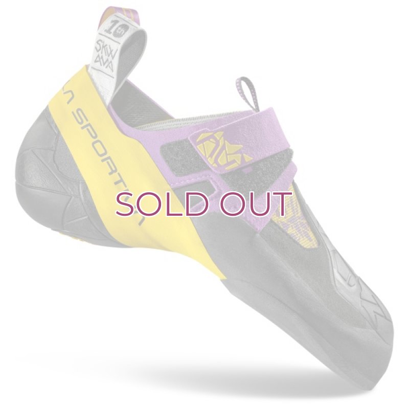 画像1: La Sportiva SKWAMA Purple / Yellow ZFCS005 スポルティバ スクワマ クライミングシューズ パープル/イエロー (1)