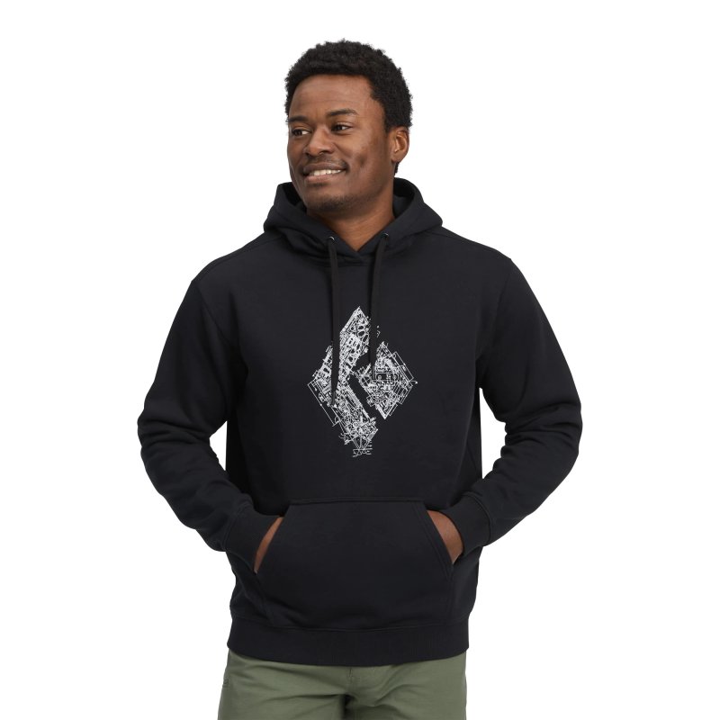 画像8: Black Diamond Men's Engineered Diamond Pullover Hoody men's hoodie ブラックダイヤモンド エンジニアードダイアモンド フーディ (8)
