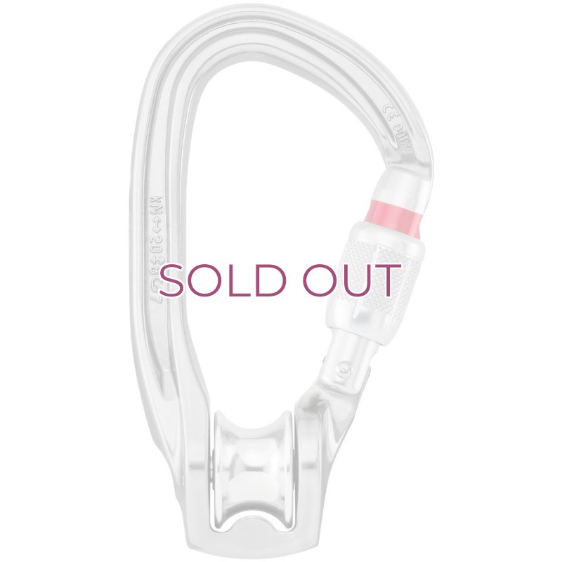 画像1: PETZL ROLLCLIP Z Screw Lock pulley carabiner P75 SL  ペツル ロールクリップ Ｚ カラビナ型プーリー スクリューロック  (1)