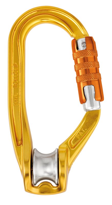 画像1: PETZL ROLLCLIP A Lock CARABINER Pulley Trial lock P74 TL  ペツル ロールクリップ Ａ トライアクトロック カラビナ型プーリー (1)