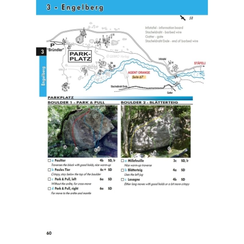 画像7: BOULDERING GUIDE Swiss Bloc °1 Switzerland Guidebook 2023 ボルダリング ガイドブック スイス ブロッコ1 クライミング 海外トポ 2023年版 (7)