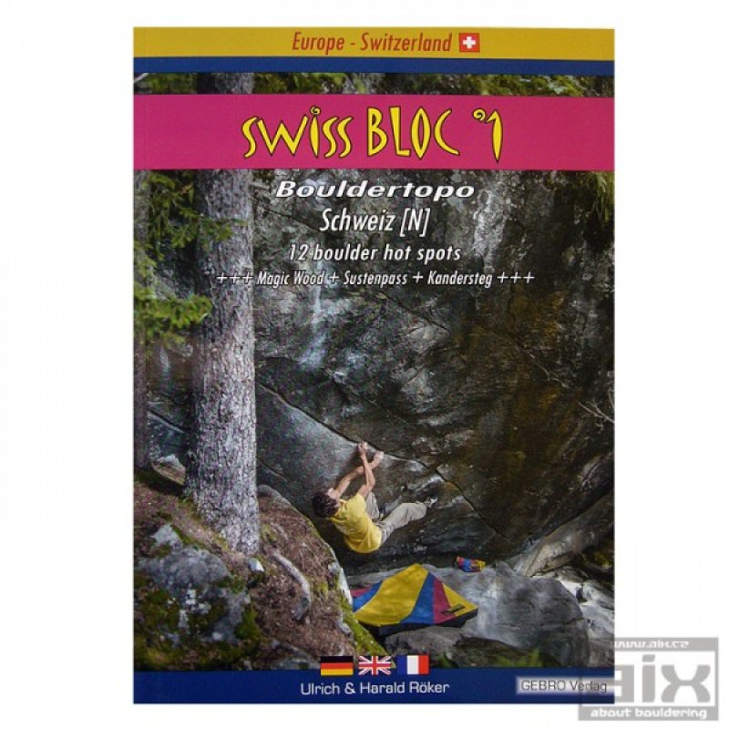 画像1: BOULDERING GUIDE Swiss Bloc °1 Switzerland Guidebook 2013 ボルダリング ガイドブック スイス ブロッコ1 クライミング 海外トポ 2013年版 (1)