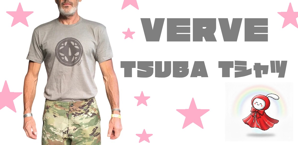 VERVE ツバ Tシャツ 入荷しました！ 日本刀の鍔を起源としたモチーフのデザインアイテム